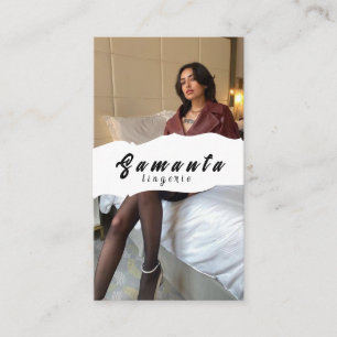 Wäsche Visitenkarte