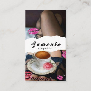 Wäsche Visitenkarte