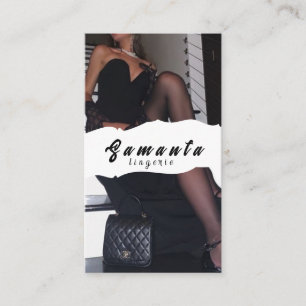 Wäsche Visitenkarte