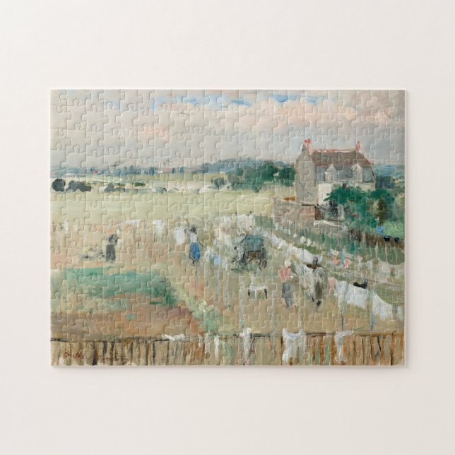 Wäsche zum Trocknen bringen | Berthe Morisot (Horizontal)