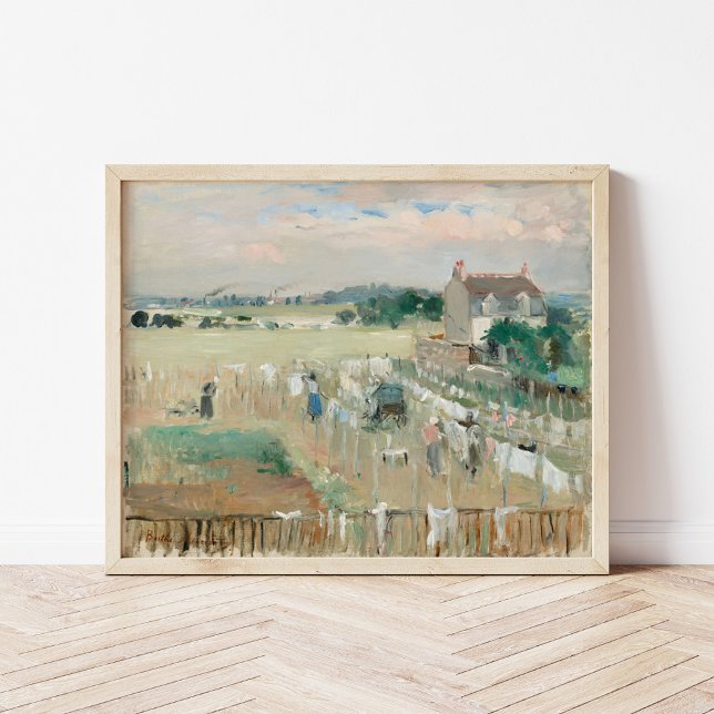 Wäsche zum Trocknen bringen | Berthe Morisot Poster (Von Creator hochgeladen)