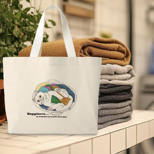 Wäschekatze Jumbo Stoffbeutel