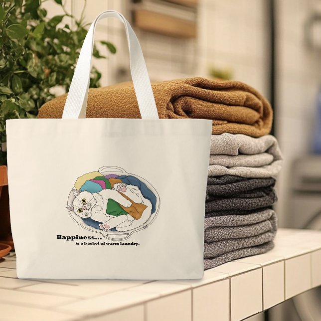 Wäschekatze Jumbo Stoffbeutel (Von Creator hochgeladen)