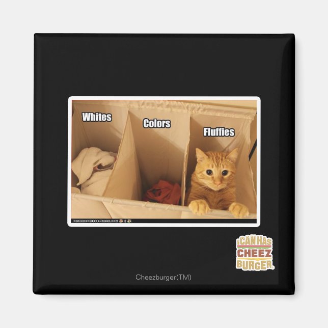 Wäschekatze Magnet (Vorne)