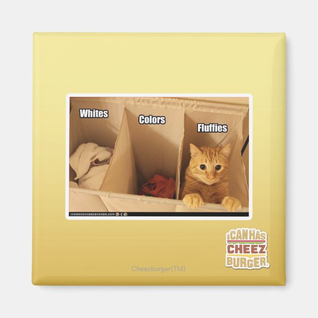 Wäschekatze Magnet (Vorne)