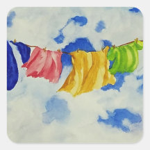 Wäscheleine Außenbereich