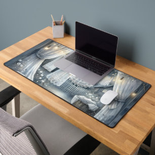 Wäscheleine für den Netzkern von Moonlit Schreibtischunterlage