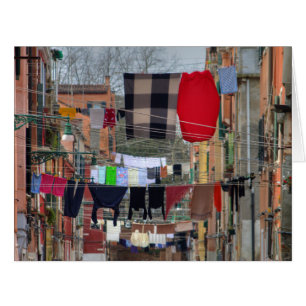 Wäschelinien in Venedig