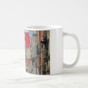Wäschelinien in Venedig Kaffeetasse