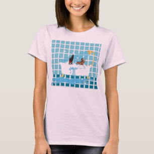 Waschen der Hunde T-Shirt