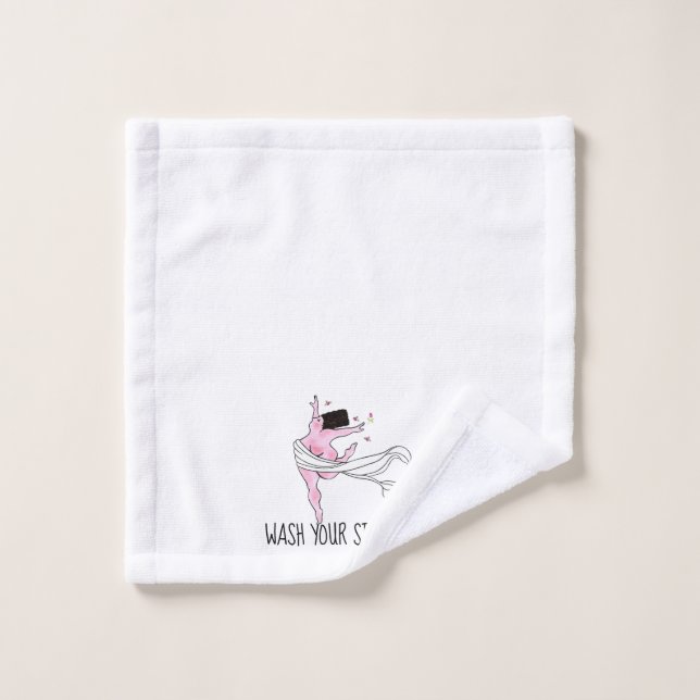 "Waschen Sie Ihre Sünden weg" Diva Badetuch Badhandtuch Set (Waschlappen)
