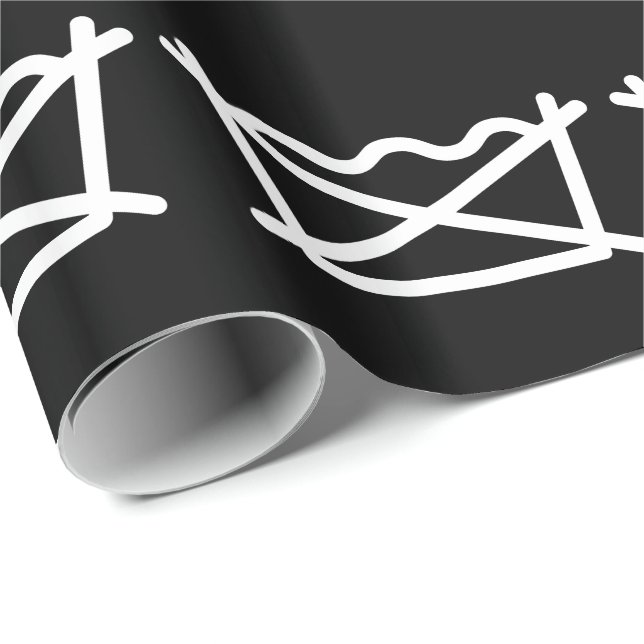 WASCHEN SIE NICHT! GESCHENKPAPIER (Rolleneckpunkt)