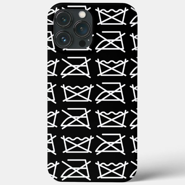 WASCHEN SIE NICHT! NICHT IRON! Fall Mate iPhone Case-Mate iPhone Hülle (Rückseite)