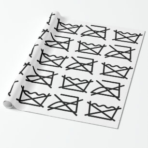 WASCHEN SIE NICHT! NICHT IRON! GESCHENKPAPIER