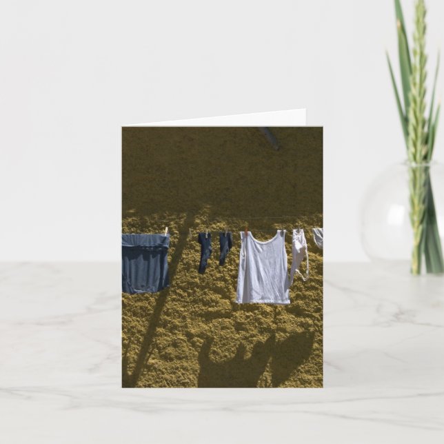 Wäscherei entlang dem camino karte (Vorderseite)