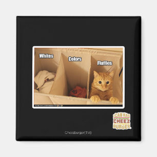 Wäscherei-Katze Magnet