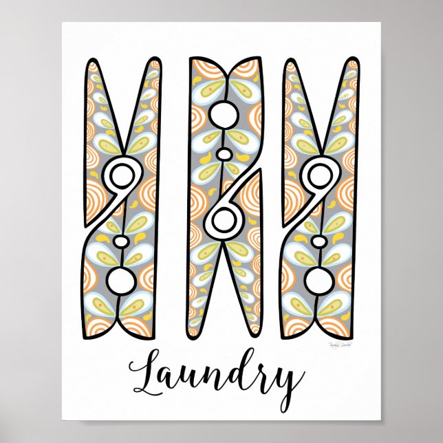 Wäscheservice im Zimmer Wand an Wand Kunst (Vorne)