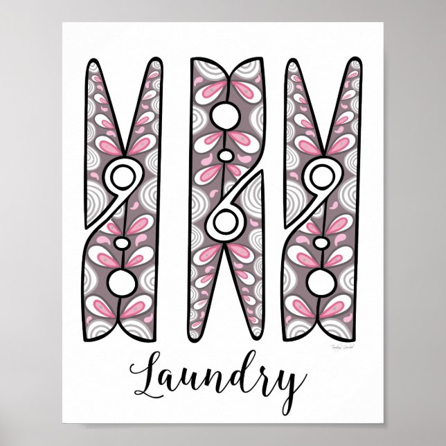 Wäscheservice im Zimmer Wand an Wand Kunst (Vorne)