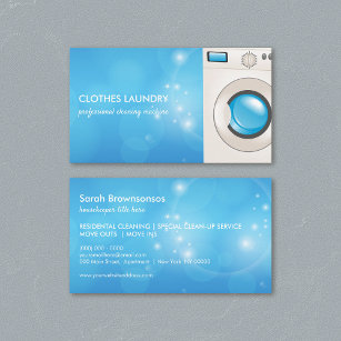Wäscheservice Maschinenhygiene Visitenkarte