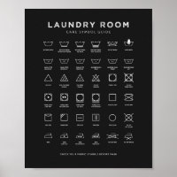 Wäscheservice Zimmer Symbol Guide Chalk Style Sign