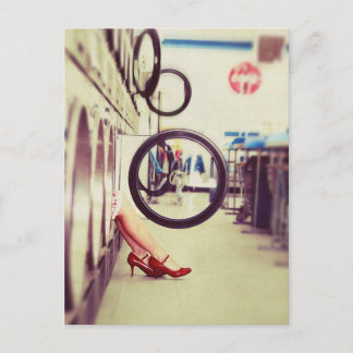 Wäschetag Postkarte