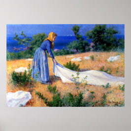 Wäschetrockner Elin Danielson-Gambogi 1896 Poster