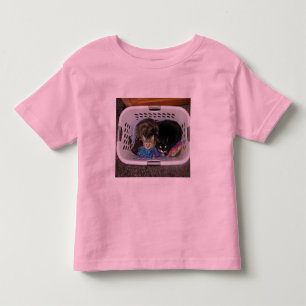 Wäschetrockner-Kätzchen Kleinkind T-shirt