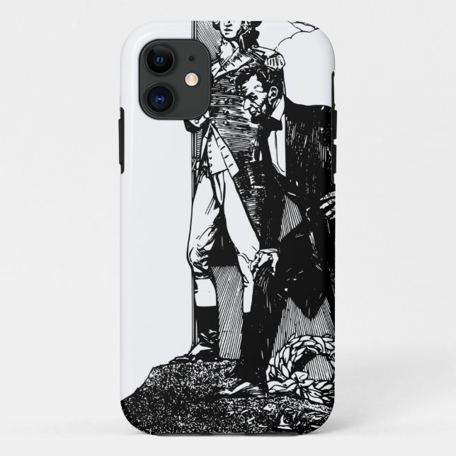 Waschington Lincoln Case-Mate iPhone Hülle (Rückseite)