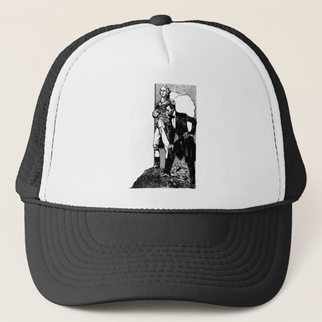 Waschington Lincoln Truckerkappe (Vorderseite)