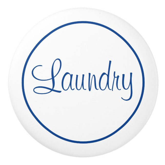 Waschküche Keramikknauf (Vorderseite)