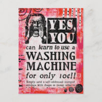 Waschmaschine - Funny Vintage Ad