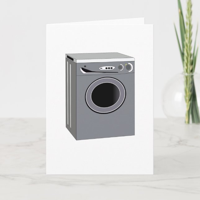 Waschmaschine Helle Halloween-Kostümpaare Karte (Vorderseite)