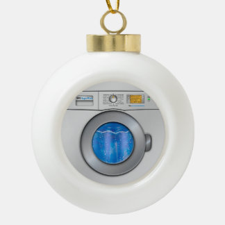 Waschmaschine Keramik Kugel-Ornament