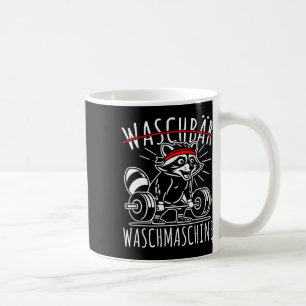 Waschmaschine Raccoon Fitness Bodybuildi Kaffeetasse