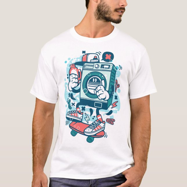 Waschmaschine T-Shirt (Vorderseite)