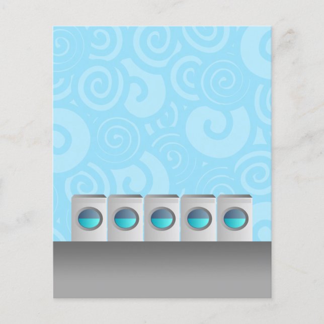 Waschsalon-Flyer Flyer (Vorne)