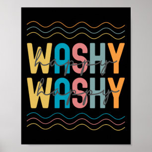 Waschy Waschy Lustiges Schiff Waschy Waschy Kreuzf Poster