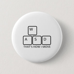 Wasd Gaming Design - Ikonische PC-Gamer-Tastatur G Button