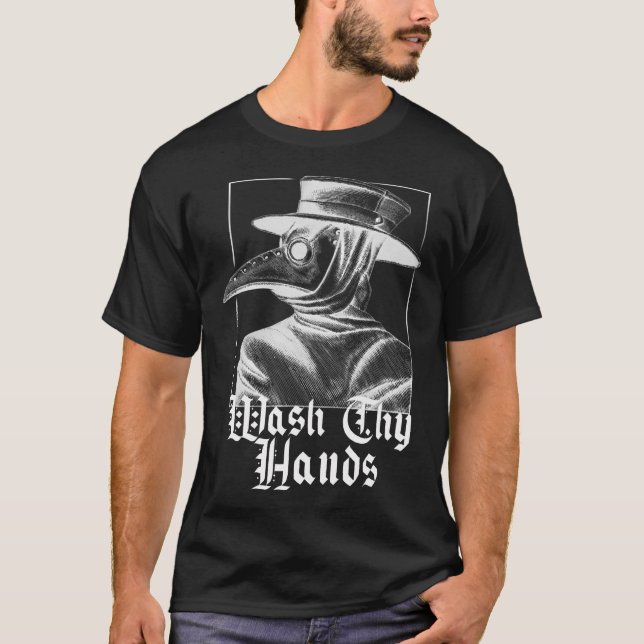 Wash Deine Hände Pest Doctor 2021 2022 T-Shirt (Vorderseite)