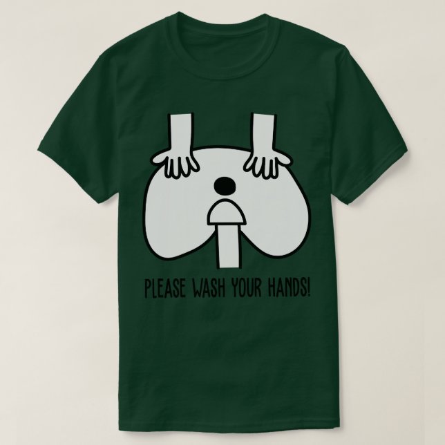 WASH HANDS T-Shirt (Design vorne)