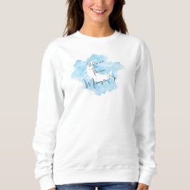 Wash Wasserfarbe über dem Mond Sweatshirt T - Shir