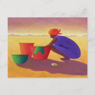 Washer Woman 1999 Postkarte