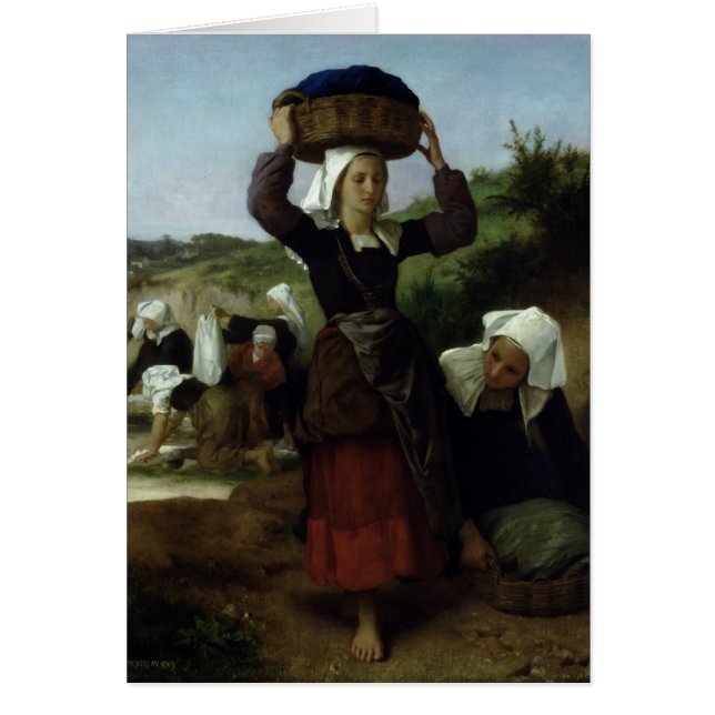 Washerwomen von Fouesnant von Bouguereau (Vorne)