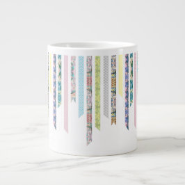 Washi Band-Pastelle | DIY u. Band-Streifen des Jumbo-Tasse