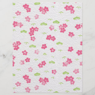 Washi Pink Blumengestein und Kunsthandwerk Papier