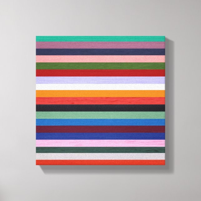 Washi Stripes Leinwanddruck (Vorderseite)