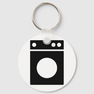 washing machine icon schlüsselanhänger