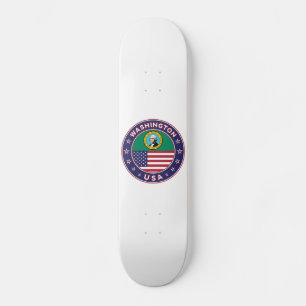 Washington Aufkleber, Handy-Gehäuse, Totbeutel Skateboard