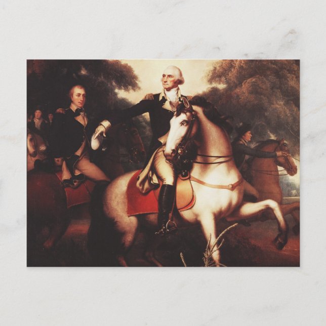 Washington Before Yorktown by Rembrandt Peale Postkarte (Vorderseite)