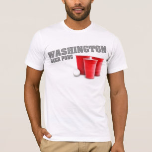 Washington-Bier Pong T - Shirt